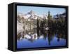 California, Inyo Nf, Mammoth Lakes, Reflection in Skelton Lake-Christopher Talbot Frank-Framed Stretched Canvas