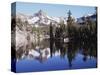 California, Inyo Nf, Mammoth Lakes, Reflection in Skelton Lake-Christopher Talbot Frank-Stretched Canvas