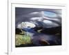 California, Inyo Nf, Twenty Lakes Basin, Stream Through an Ice Cave-Christopher Talbot Frank-Framed Photographic Print