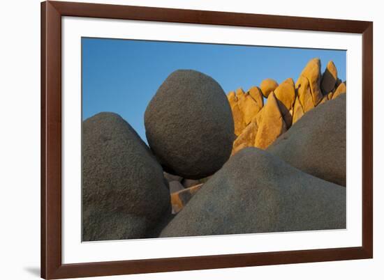 California. Joshua Tree National Park. Jumbo Rocks at Sunset-Judith Zimmerman-Framed Photographic Print