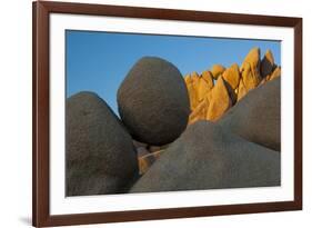 California. Joshua Tree National Park. Jumbo Rocks at Sunset-Judith Zimmerman-Framed Photographic Print