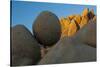 California. Joshua Tree National Park. Jumbo Rocks at Sunset-Judith Zimmerman-Stretched Canvas
