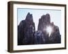 California, Joshua Tree National Park, the Suns Rays Shine Through a Rock Window-Christopher Talbot Frank-Framed Premium Photographic Print