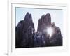 California, Joshua Tree National Park, the Suns Rays Shine Through a Rock Window-Christopher Talbot Frank-Framed Photographic Print