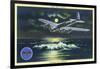 California - Keep 'em Flying, WWII Aviation Promotion-Lantern Press-Framed Art Print