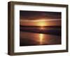 California, La Jolla, Sunset over a Beach and Waves-Christopher Talbot Frank-Framed Photographic Print