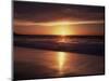 California, La Jolla, Sunset over a Beach and Waves-Christopher Talbot Frank-Mounted Photographic Print