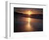 California, La Jolla, Sunset over a Beach and Waves-Christopher Talbot Frank-Framed Photographic Print