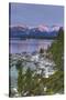 California, Lake Tahoe. Lake Overview at Sunrise-Jaynes Gallery-Stretched Canvas