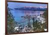 California, Lake Tahoe. Lake Overview at Sunrise-Jaynes Gallery-Framed Photographic Print