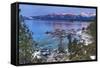 California, Lake Tahoe. Lake Overview at Sunrise-Jaynes Gallery-Framed Stretched Canvas