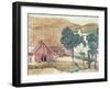 California Landscape, C.1916-Anne Millay Bremer-Framed Giclee Print