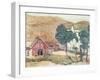 California Landscape, C.1916-Anne Millay Bremer-Framed Giclee Print