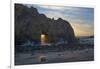 California. Last Light Through the Arch at Pfeiffer Big Sur State Park-Judith Zimmerman-Framed Photographic Print