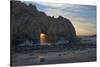 California. Last Light Through the Arch at Pfeiffer Big Sur State Park-Judith Zimmerman-Stretched Canvas