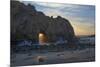 California. Last Light Through the Arch at Pfeiffer Big Sur State Park-Judith Zimmerman-Mounted Photographic Print