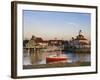 California, Long Beach, Shoreline Village Boardwalk, USA-Walter Bibikow-Framed Premium Photographic Print