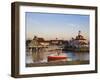 California, Long Beach, Shoreline Village Boardwalk, USA-Walter Bibikow-Framed Photographic Print