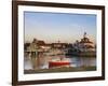 California, Long Beach, Shoreline Village Boardwalk, USA-Walter Bibikow-Framed Photographic Print