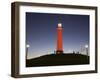 California, Long Beach, Shoreline Village Lighthouse, Evening, USA-Walter Bibikow-Framed Photographic Print