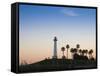 California, Long Beach, Shoreline Village Lighthouse, USA-Walter Bibikow-Framed Stretched Canvas