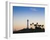California, Long Beach, Shoreline Village Lighthouse, USA-Walter Bibikow-Framed Photographic Print