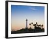 California, Long Beach, Shoreline Village Lighthouse, USA-Walter Bibikow-Framed Photographic Print