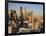 California, Los Angeles, Aerial View of Downtown from West 11th Street, Sunset, USA-Walter Bibikow-Framed Photographic Print