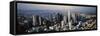 California, Los Angeles, Aerial View of the City-null-Framed Stretched Canvas