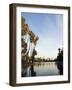 California, Los Angeles, Downtown District Skyscrapers Behind Echo Park Lake, USA-Christian Kober-Framed Photographic Print