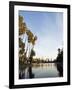 California, Los Angeles, Downtown District Skyscrapers Behind Echo Park Lake, USA-Christian Kober-Framed Photographic Print