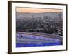 California, Los Angeles, Downtown, Roof of Staple Center and Hollywood, USA-Walter Bibikow-Framed Photographic Print