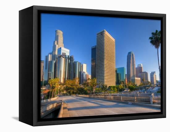 California, Los Angeles, Downtown, USA-Alan Copson-Framed Stretched Canvas