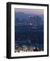 California, Los Angeles, Downtown View from Baldwin Hills, Dawn, USA-Walter Bibikow-Framed Photographic Print