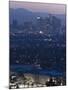 California, Los Angeles, Downtown View from Baldwin Hills, Dawn, USA-Walter Bibikow-Mounted Photographic Print