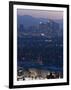 California, Los Angeles, Downtown View from Baldwin Hills, Dawn, USA-Walter Bibikow-Framed Photographic Print