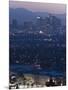 California, Los Angeles, Downtown View from Baldwin Hills, Dawn, USA-Walter Bibikow-Mounted Photographic Print