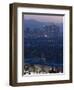 California, Los Angeles, Downtown View from Baldwin Hills, Dawn, USA-Walter Bibikow-Framed Photographic Print