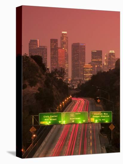 California, Los Angeles, Route 110, USA-Alan Copson-Stretched Canvas
