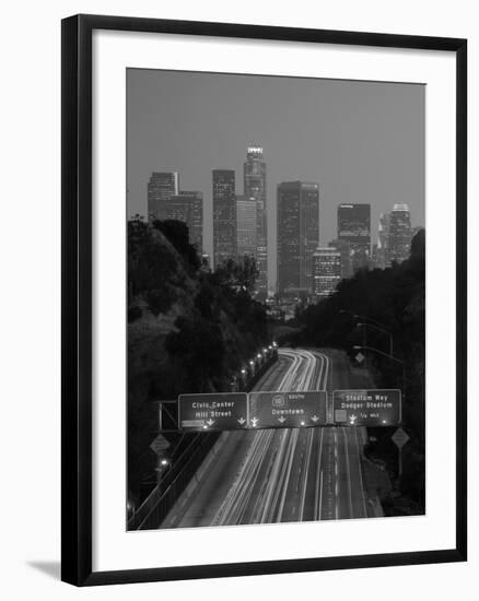 California, Los Angeles, Route 110, USA-Alan Copson-Framed Photographic Print