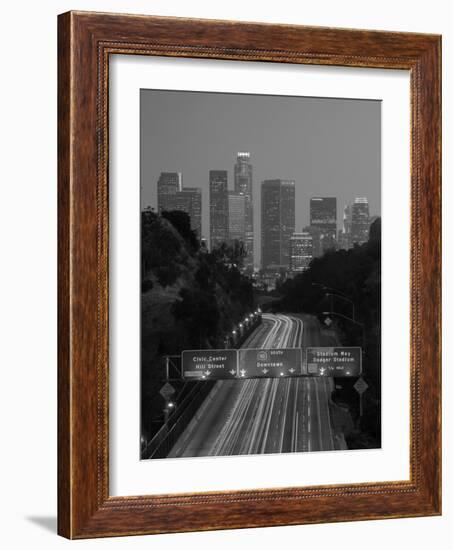 California, Los Angeles, Route 110, USA-Alan Copson-Framed Photographic Print