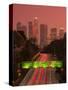 California, Los Angeles, Route 110, USA-Alan Copson-Stretched Canvas