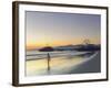 California, Los Angeles, Santa Monica Beach, Pier and Ferris Wheel, USA-Michele Falzone-Framed Photographic Print