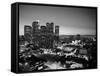 California, Los Angeles, Skyline of Downtown Los Angeles, USA-Michele Falzone-Framed Stretched Canvas