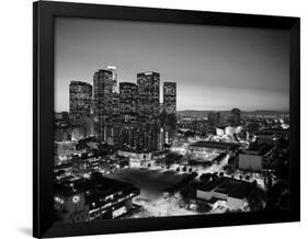 California, Los Angeles, Skyline of Downtown Los Angeles, USA-Michele Falzone-Framed Photographic Print