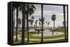 California, Los Angeles, Venice, Beachfront Park-Walter Bibikow-Framed Stretched Canvas