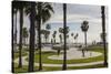 California, Los Angeles, Venice, Beachfront Park-Walter Bibikow-Stretched Canvas