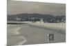 California, Los Angeles, Venice, Elevated Beach View from Venice Pier-Walter Bibikow-Mounted Premium Photographic Print