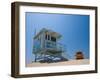 California, Los Angeles, Venice, Venice Beach, Lifeguard Station and Vehicle, USA-Alan Copson-Framed Photographic Print