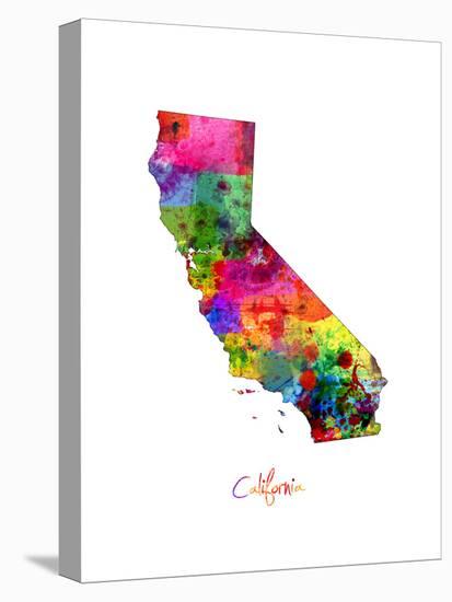 California Map-Michael Tompsett-Stretched Canvas